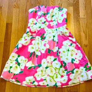 Lilly Pulitzer strapless dress